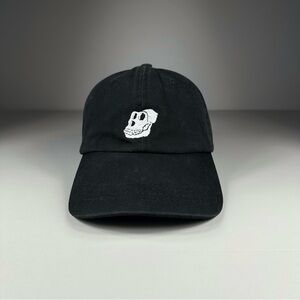 Black Skull Embroidered Cap